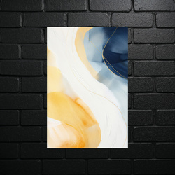 Golden Harmony Abstract