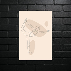 Ballet Grace in Beige - Minimalist Elegance - shiny glitter