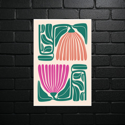 Botanical Harmony - Retro Flowers