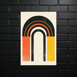 Retro Rainbow Arch - shiny glitter