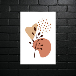 Minimalistyczna Harmonia Natury - błyszczący brokat