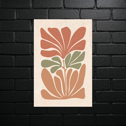 Terracotta Botanical Harmony - shiny glitter