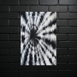 Hypnotic Night Spiral - shiny glitter