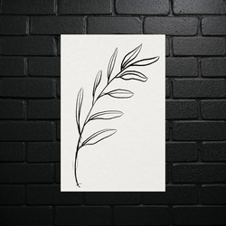 Minimalistyczna Gałązka Oliwna