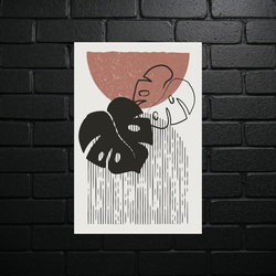 Botanical Harmony in Pink - shiny glitter