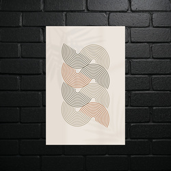 Hypnotic Harmony - Abstract Lines - shiny glitter