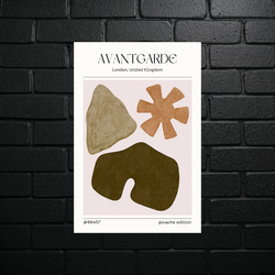 Abstract Organic Shapes - shiny glitter