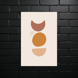 Minimalist Geometric Harmony - shiny glitter