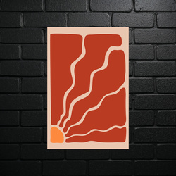 Abstract Sunrise Rays