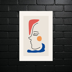 Artistic Abstract Profile - shiny glitter