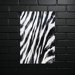 Wild Zebra Stripes - Abstract Elegance - shiny glitter