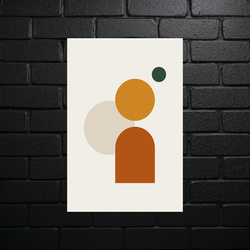 Geometric Sun Harmony - shiny glitter