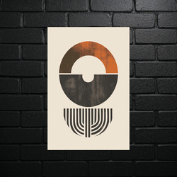 Geometric Harmony - shiny glitter