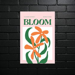 Minimalist Bloom Flower - shiny glitter