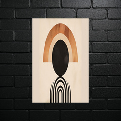 Geometryczna Harmonia Boho - błyszczący brokat