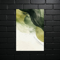 Abstract Harmony in Celadon - shiny glitter