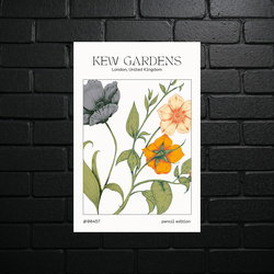 Botaniczna Elegancja Kew Gardens - błyszczący brokat