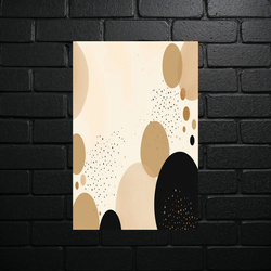 Golden Geometric Harmony - shiny glitter