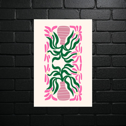 Tropikalny Taniec Liści - błyszczący brokat