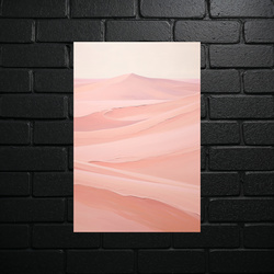 Pink Dunes at Dawn - shiny glitter