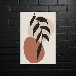 Terracotta Botanical Harmony - shiny glitter