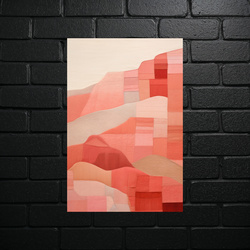 Rose Canyons - Abstract Composition