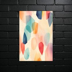 Pastel Abstract - Watercolor Dream - shiny glitter