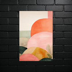 Pastel Hills at Dawn - shiny glitter