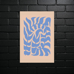 Blue Harmony - Abstract Pattern