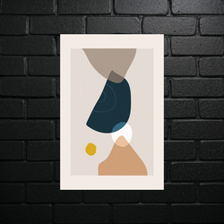 Geometryczna Harmonia Abstrakcji - błyszczący brokat