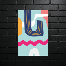 Abstract Wave - Modern Composition - shiny glitter