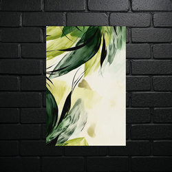 Tropical Elegance - Luminous Leaves - shiny glitter