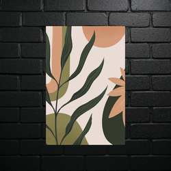 Botaniczna Harmonia w Różu - błyszczący brokat