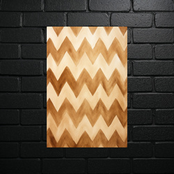 Amber Geometric Harmony - shiny glitter