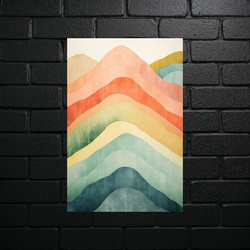 Pastel Waves of Harmony - shiny glitter