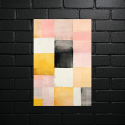 Geometric Harmony: Warmth Mosaic - shiny glitter