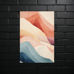 Pastel Dawn Mountains