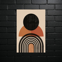 Geometric Harmony - Abstract Composition - shiny glitter