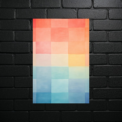 Geometric Pastel Harmony - shiny glitter