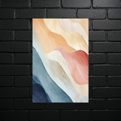 Mountain Dawn - Abstract Harmony - shiny glitter