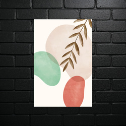 Botanical Harmony in Pastels - shiny glitter