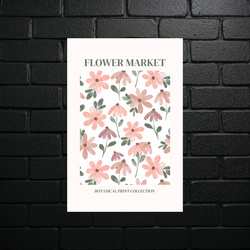 Pink Flower Market - Botanical Elegance