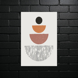 Geometric Harmony - Abstract Composition - shiny glitter