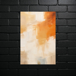 Orange Dawn Abstract - shiny glitter