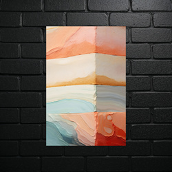 Layered Chromatic Symphony - shiny glitter