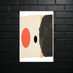 Minimalist Abstraction: Red Sun