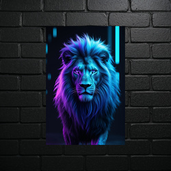 Neon Lion - Mystic Elegance - shiny glitter