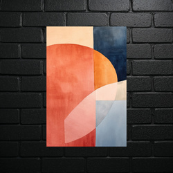 Geometric Harmony Sunrise - shiny glitter