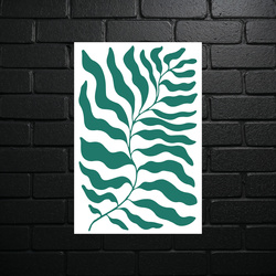 Tropical Elegance - Fern Leaf - shiny glitter