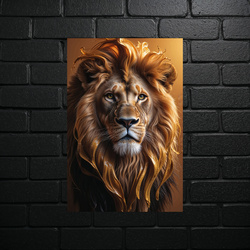 Majestic Lion - Metallic Grace - shiny glitter